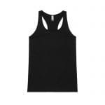 Womens AS Balance Racerback Singlet Custom Photo Image Design Black Front